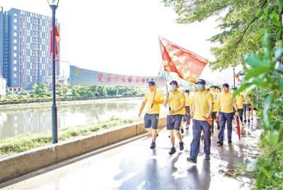 沙井街道：500余名党员以行走的力量保护绿水青山