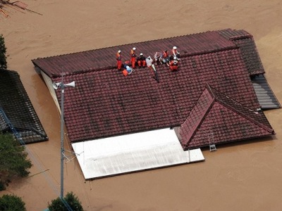 “河流都在震动”，日本暴雨洪水致22人身亡17人心肺停止