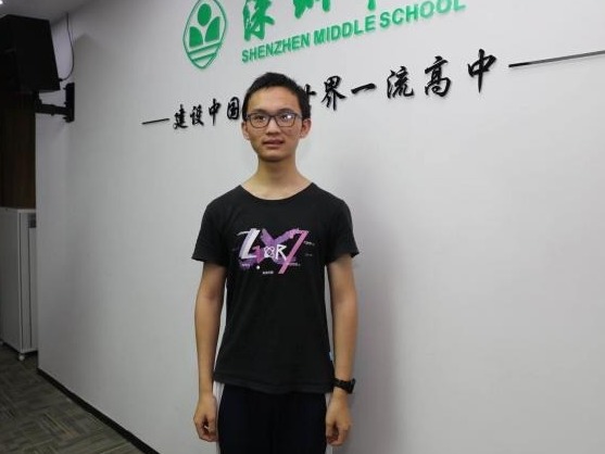 （重）深圳中学学子焦子高进入广东高考理科前50名 靠跑步放松心情 每周跑步四五次
