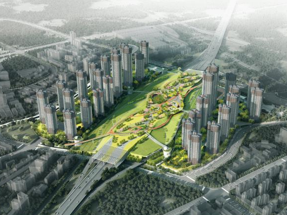 广深高速新塘立交将盖“空中公园”，广东两高速项目同日动工