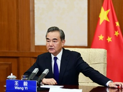 王毅同意大利外长迪马约举行视频会晤