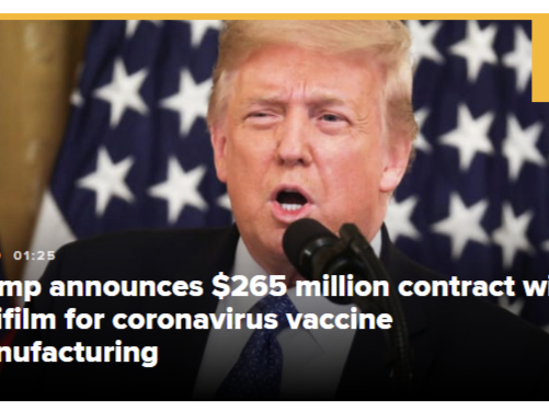 富士胶片获美国政府2.65亿美元合同，以提高新冠疫苗产量