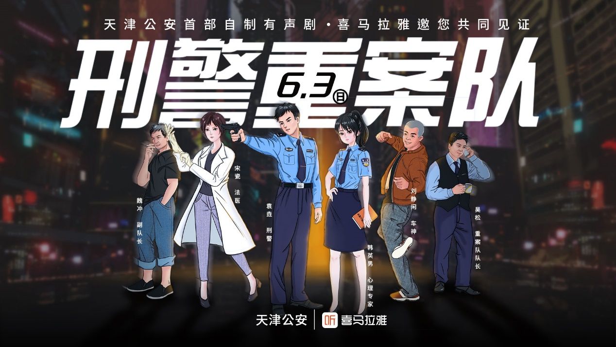 喜马拉雅发布6月榜单，政务电台“天津公安”登陆新锐榜   