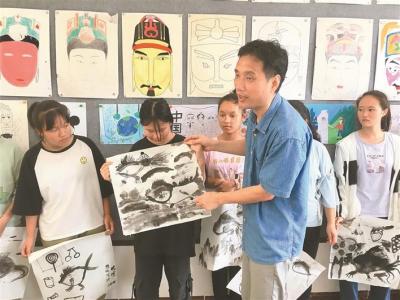 福田教育局携对口帮扶地区开展美术教育系列活动