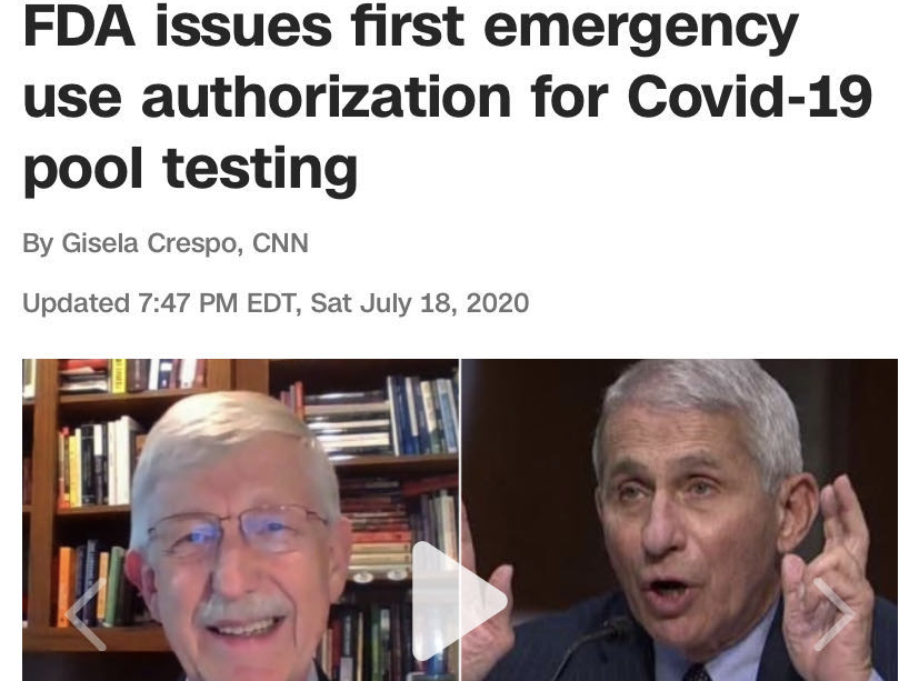 美国FDA首次授权紧急使用COVID-19群体测试