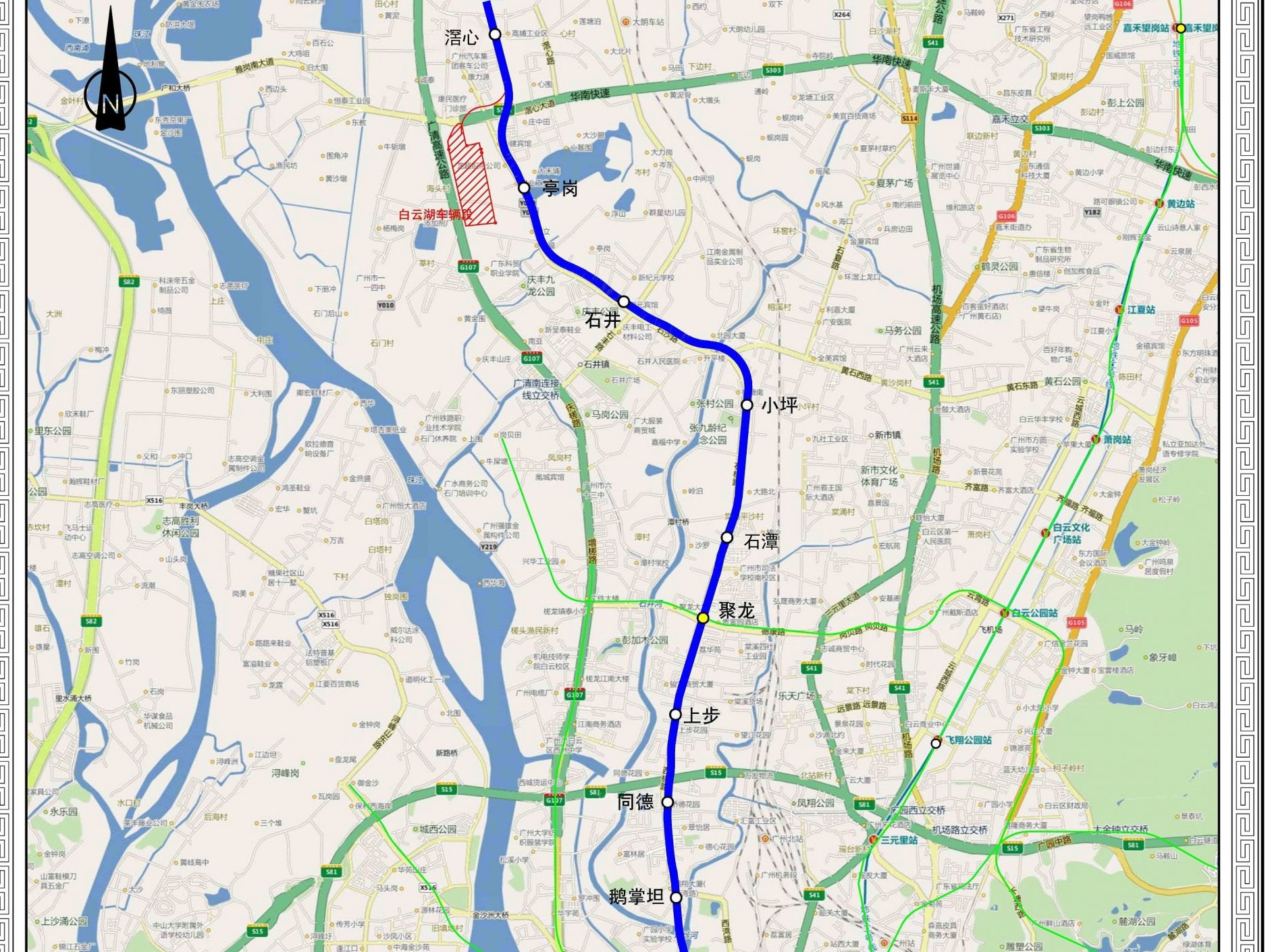 广州地铁八号线北延段（文化公园-滘心）或12月底通车