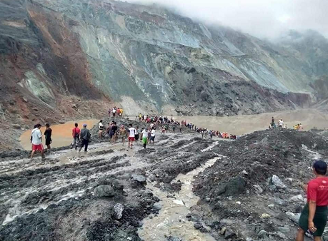 缅甸帕敢翡翠矿区发生大规模塌方 已致113人遇难 约200人被掩埋