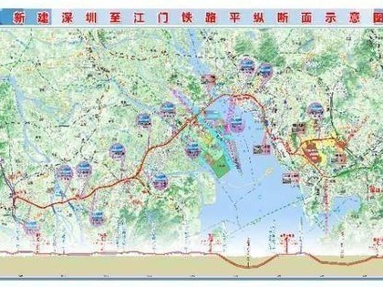 深江铁路先行段工程珠江口隧道开工建设，正线将从深圳枢纽西丽站引出