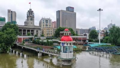 长江中下游洪水洪峰已通过汉口至九江江段