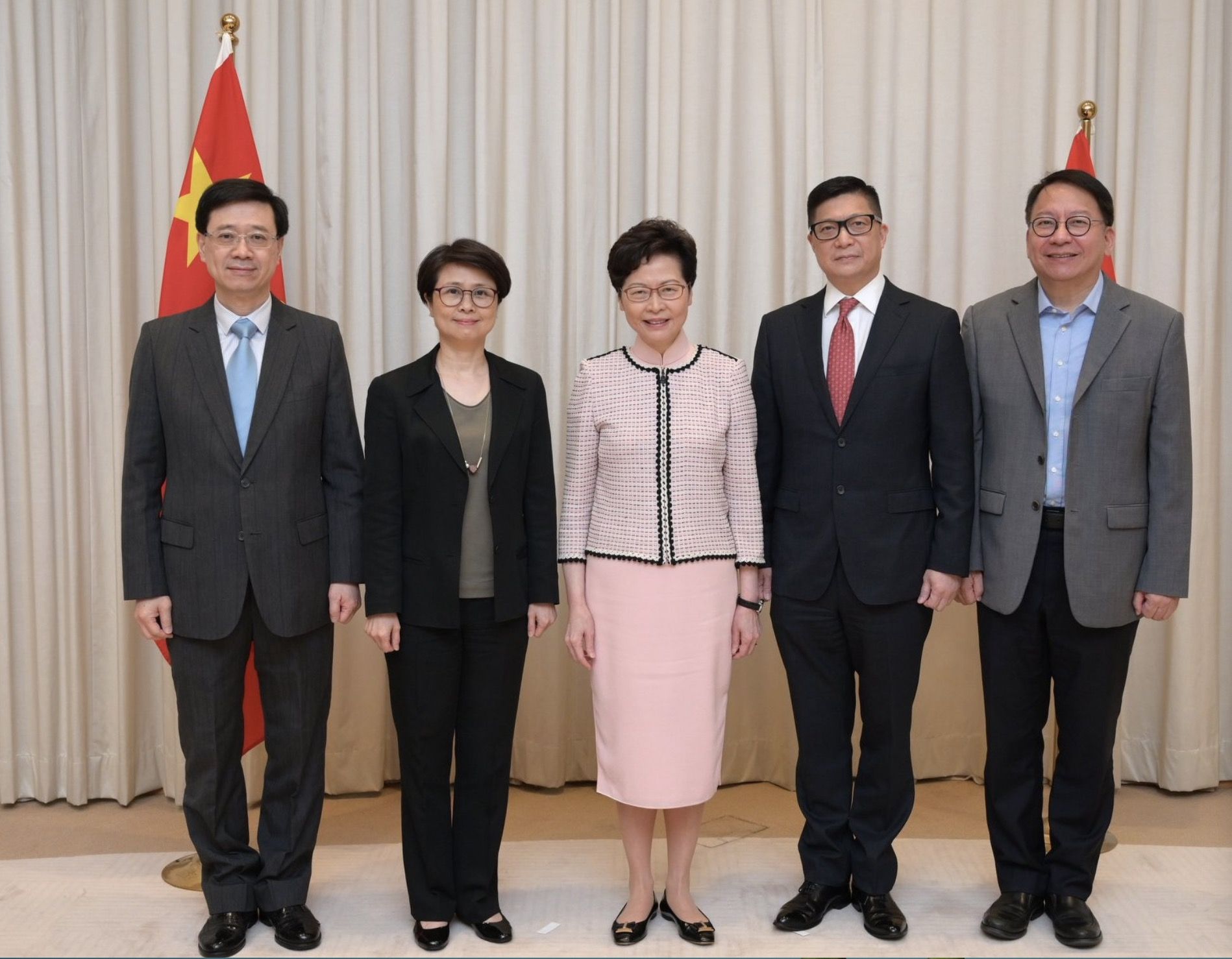 林郑月娥：港区国安委成立后，将履职尽责捍卫国家主权