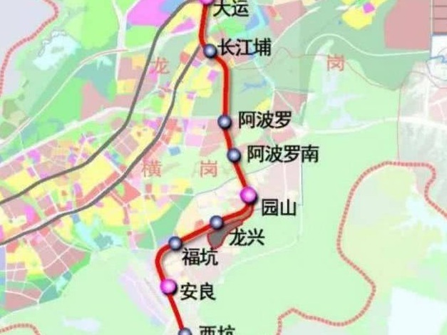 深圳地铁16号线将南延到西坑，设置安良站可换乘深汕城际