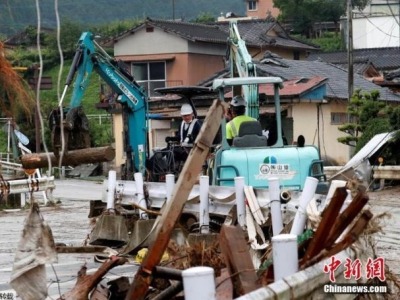 日本熊本县等地暴雨致70人死亡，安倍将视察灾区