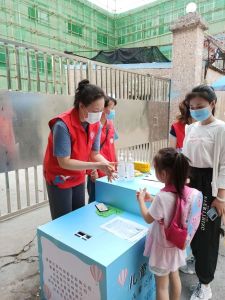 坪山秀新社区开展儿童卫生清洁移动站点宣传活动