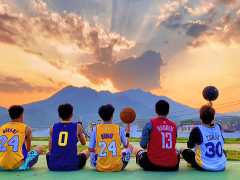 河源连平这个地方，有一座“最美夕阳篮球场”