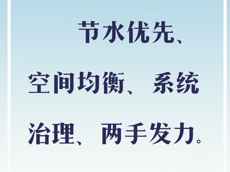 习近平的治水格言
