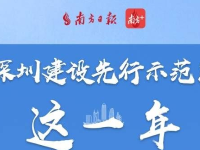 数读深圳建设先行示范区这一年