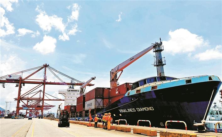 越南“进口货”可直达宝安  大铲湾码头迎来连通越南的新亚洲区内航线