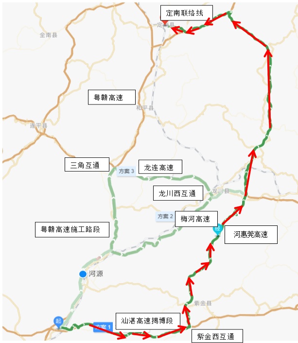 为期25天！9月1日起，河源这段高速将全封闭施工！去江西怎么绕行？ 