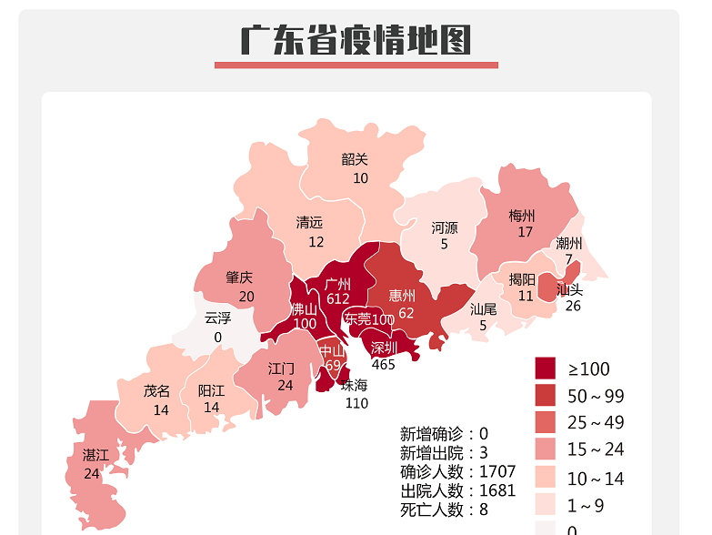广东昨日新增境外输入无症状感染者5例，无新增确诊病例