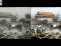 震撼！AI修复60多年前建设北京大场面
