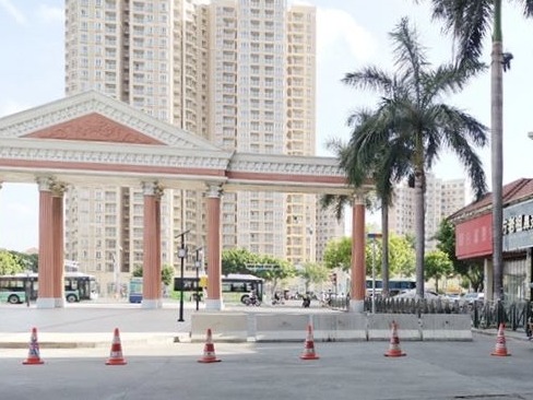 @车主，番禺这个转出亚运大道路口临时封闭