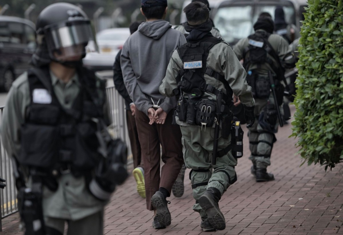 香港警方：在“修例风波”示威活动中拘捕9664人