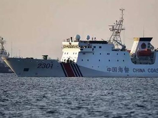 中国海警舰艇编队8月17日在我钓鱼岛领海巡航