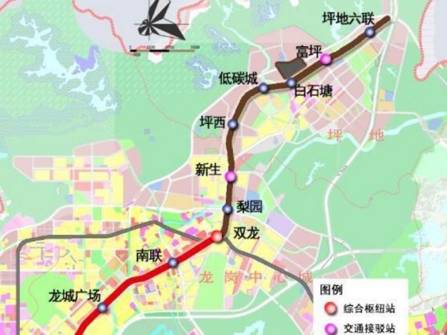 坪地片区将通地铁，地铁3号线四期工程主体围护结构开工