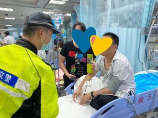 司机在车内昏迷 深圳交警发现后紧急救助
