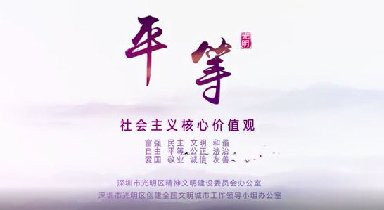 光明区社会主义核心价值观“微故事”（第11期 平等篇）
