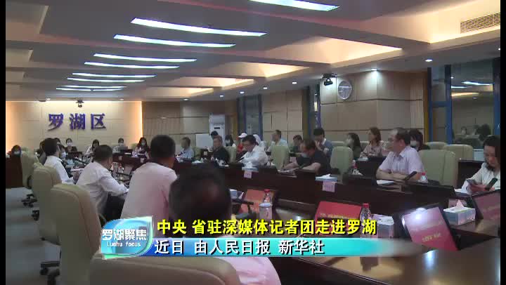 中央、省驻深媒体记者团走进罗湖