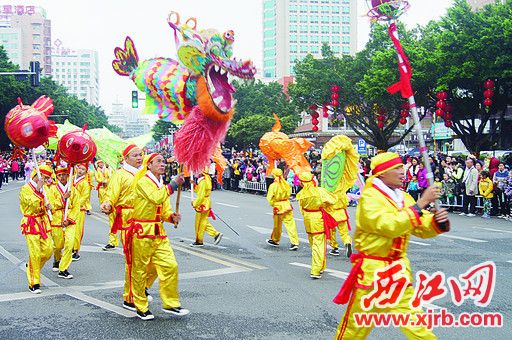 肇庆怀集“非遗”民俗“龙鱼舞”闪亮南粤