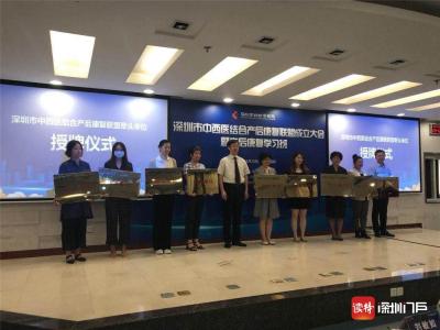 深圳市中西医结合产后康复联盟成立