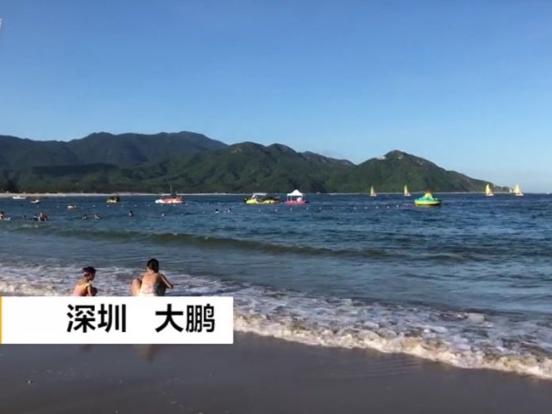 深圳最长沙滩全新开放啦，快来看视频过把瘾！
