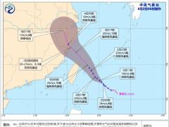 台风蓝色预警：“黑格比”预计3日夜间在浙闽沿海登陆