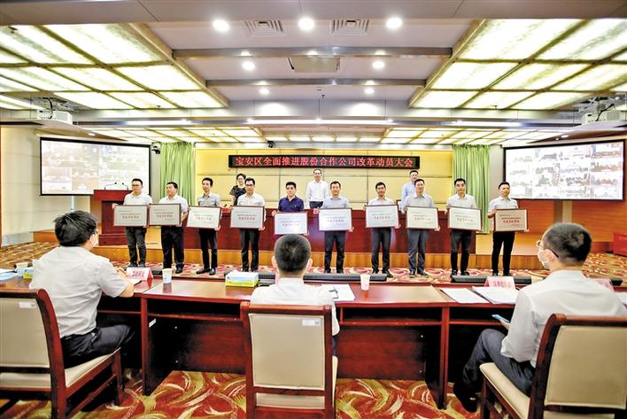 （重）宝安区全面推进股份合作公司改革动员大会召开，48家股份合作公司获表彰
