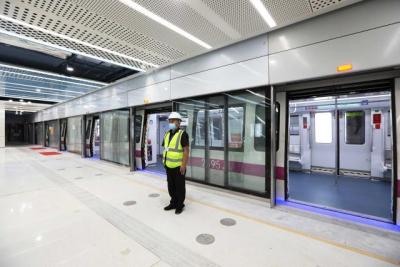 10月28日开通，地铁2号线三期和8号线一期试乘