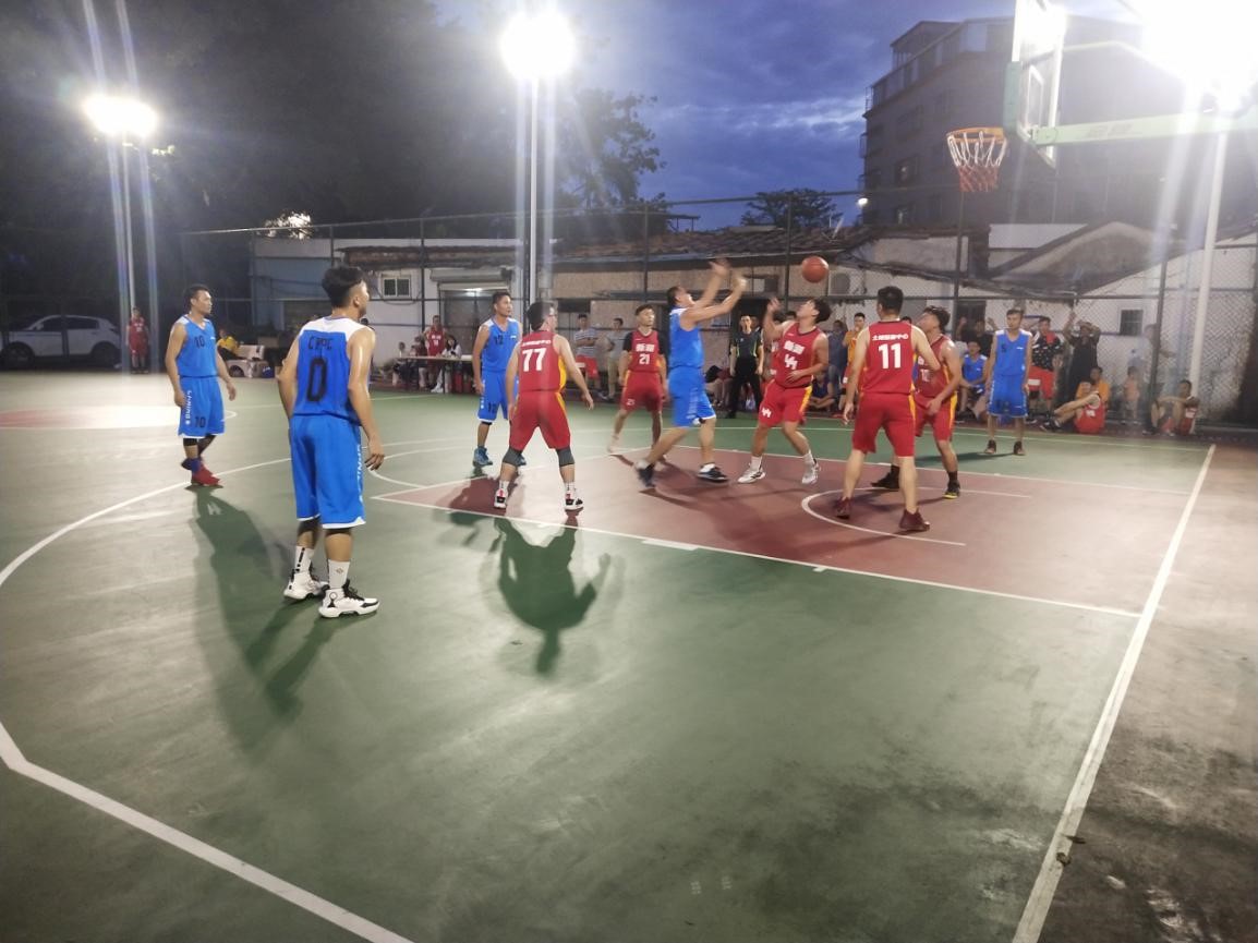 新湖街道圳美社区举办第三届“友谊杯”篮球赛