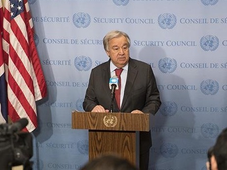 联合国秘书长：新冠肺炎大流行正在影响国际和平与安全