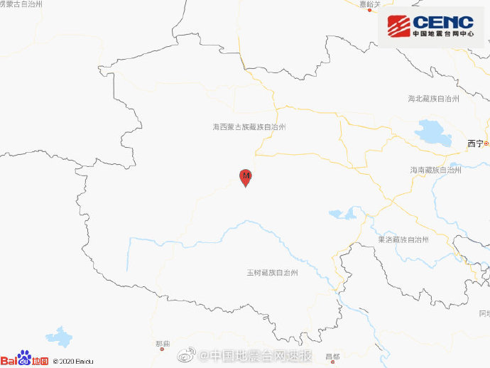 青海海西州格尔木市发生3.2级地震 震源深度7千米