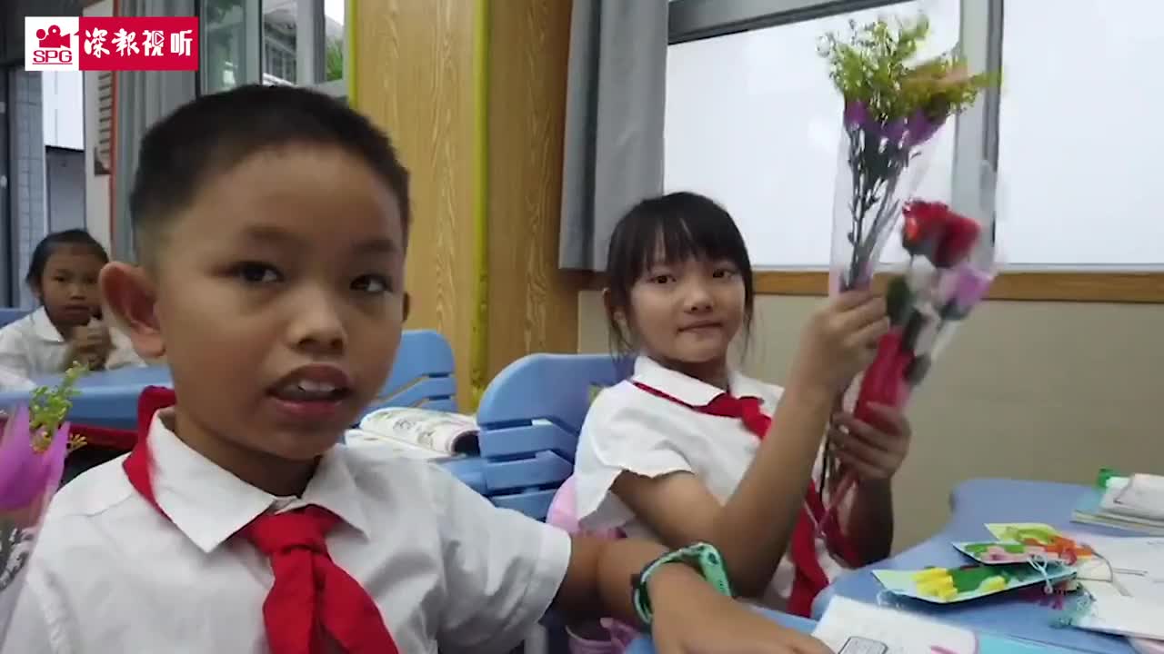 诚意满满！小朋友花式祝福送老师  