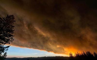 美国俄勒冈州发生山火 至少造成25人死亡