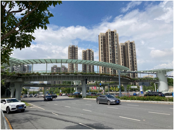 坂田天桥建成后电梯迟迟未开？市民建议增设自行车坡道