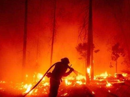 美加州山火肆虐已致8人丧生 逾220万英亩土地被烧