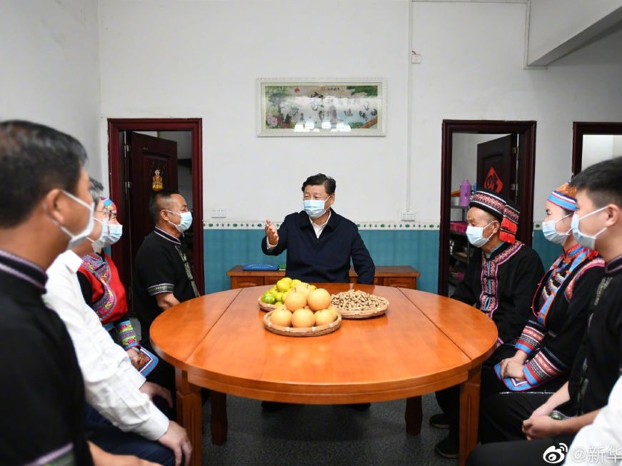 习近平：今天我到这里来，也是受教育