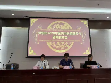 国庆中秋假期初期深圳有雷雨，后期降温伴大风