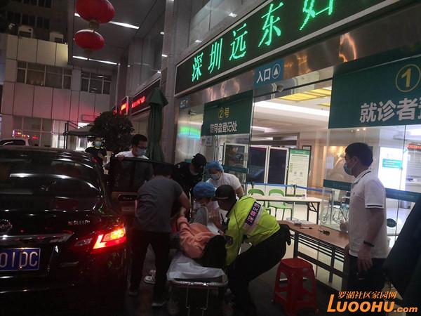 24周孕妇腹痛难忍 罗湖铁骑开道送医  