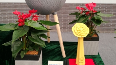 广州花卉研究中心“小娇”红掌获中国盆栽花卉最高奖“金花奖”