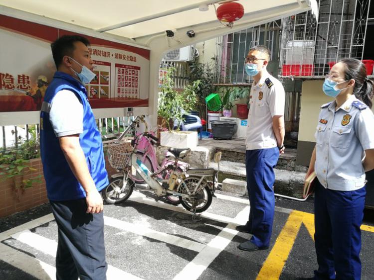 福田消防持续开展电动自行车专项整治工作，及时曝光安全隐患  