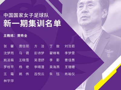 王霜领衔中国女足26人集训名单，将全力备战奥预赛